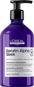 Шампунь L’Oreal Professionnel Paris Keratin Alpha Sleek розгладжувальний 500 мл (3474637335724)