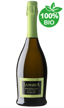 Вино игристое La Marca Prosecco DOC BIO Spumante Extra Dry белое сухое 0,75л 11%
