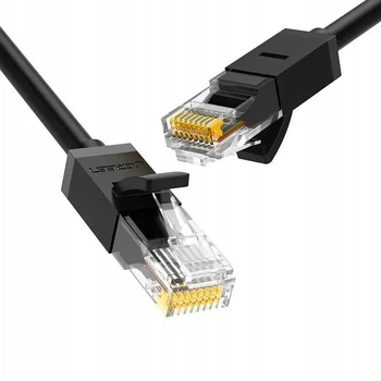 Патч-корд Ugreen NW102 Cat 6 U/UTP Lan Flat Cable 2m (Black) (UGR-50174)