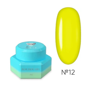 Гель для наращивания YOU ARE CUTE Juicy Gel 12 желтый, 15 мл