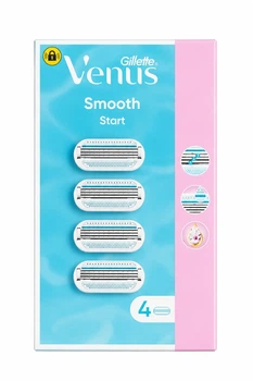 Змінні касети Gillette Venus Smooth Start (3 леза) 4шт