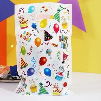Подарунковий пакет Happy Birthday 25×16,5 см для подарунків, святковий пакет на День народження, 1 шт