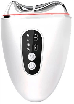 Мікрострумовий масажер AIMED SkinLift Guasha Anti-Aging RF/EMS/LED білий