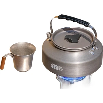 Уличная плита TAN XIAN ZHE, уличный чайник, кастрюля для газовой плиты, набор туристического снаряжения, чайник среднего размера.