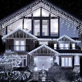 Светодиодная световая завеса 300 LED светодиодных бурулик для улицы холодно-белого а 1.5 Generic (LKS-300-ZB)