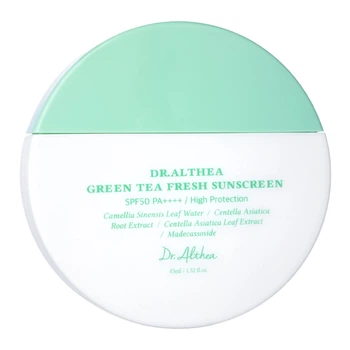 Солнцезащитный крем для чувствительной кожи SPF50+ PA++++ Dr. Althea Green Tea Fresh Sunscreen (45 мл)