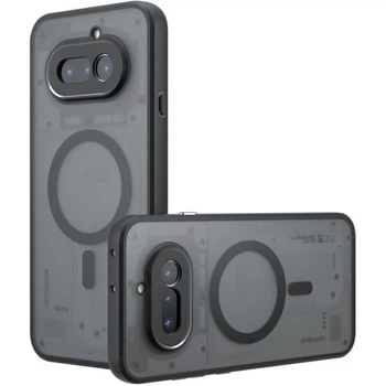 Защитный чехол Deexe Matte Skin with MagSafe для Nothing Phone (4a) - Black