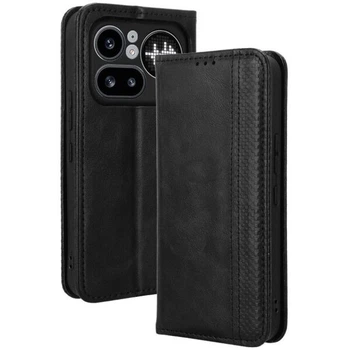 Чохол-книжка Deexe Retro Style для Nothing Phone (4a) Pro - Black