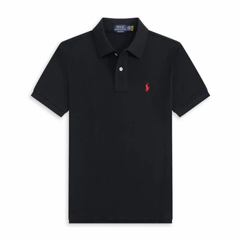 Футболка Polo Ralph Lauren чорного кольору, поло ральф лорен, розмір L