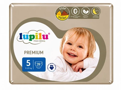 Подгузники детские Lupilu Premium размер 5 (11-23кг) 39шт