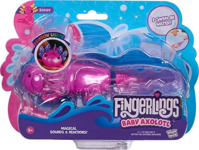 Interaktywna zabawka wodna Fingerlings Mały Aksolotl Ziggy 602031 (771171132035)