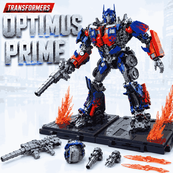 Сборная модель Optimus Prime "Blokees" фигурка Автобот Transformers 13 см со светом и аксессуарами 71157