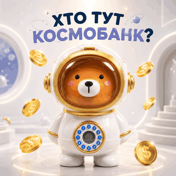 Электронная копилка-сейф ToyCloud Мишка-космонавт 630