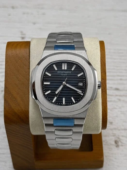 Наручные часы в стиле Patek Philippe Nautilus Blue Dial