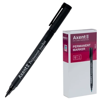 Маркер перманентний Axent 2535-01-A Чорний shop (4063276091772)
