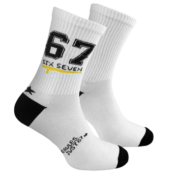 Шкарпетки Premier Socks “Six Seven White”, унісекс, 43-45