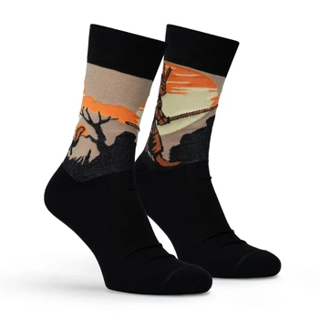 Шкарпетки Premier Socks "Хвостатий самурай",прикольні шкарпетки, унісекс, розм. 36-40