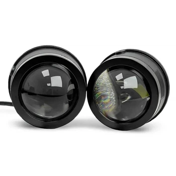 Протитумовані фари BI-LED 90W Лідер для Volkswagen Touareg 2010-2015 LED туманки ПТФ ближнє/дальнє світло Фольксваген Таурег (к-т 2 шт.)