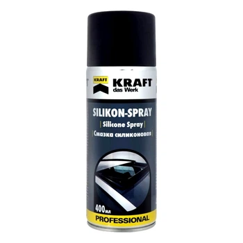 Змазка силіконова KRAFT AUTOMOTIVE Silikon Spray універсальна 400 мл (KF003)