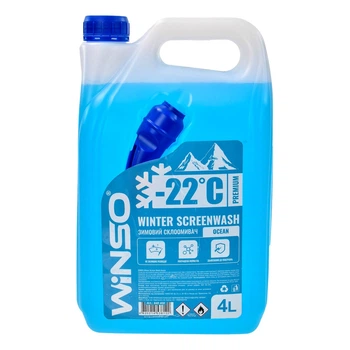 Омивач скла готовий зимовий -22°С WINSO Winter Screenwash океан 4 л (840400)