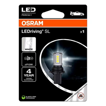 Автолампа LED (світлодіодна) OSRAM LEDriving P13W PG18.5d-1 1W 12V біла 828DWP1BL (828DWP1BL)