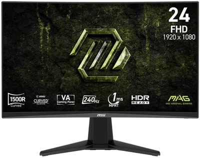 Monitor 23.6 cala MSI MAG 245C X24 LED FHD Curved 240Hz Czarny (MAG 245C X24)