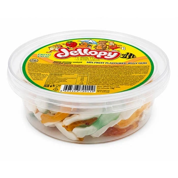 Жувальний мармелад Jellopy Акули 500 г банка (Saadet)