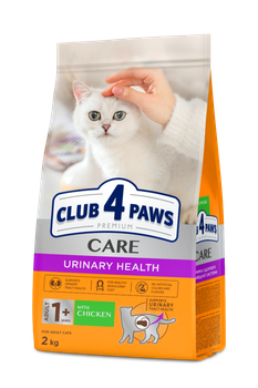 Сухой корм Club 4 Paws Adult Cats Urinary Health - сухой корм для профилактики мочекаменной болезни у кошек 2 кг (B4640601)