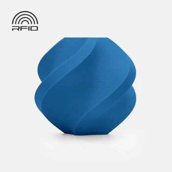 PLA-пластик Філамент Bambu Lab PLA Matte Marine Blue (11600) для 3D-принтера - 1Кг, 1.75mm Синій Матовий Refill (Без Котушки) з RFID чіпом (NFC) (A01-B3-1.75-1000-SPLFREE)