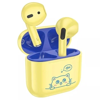Бездротові Bluetooth навушники HOCO EW112 Friendly true wireless children headset BT 5.4 Yellow