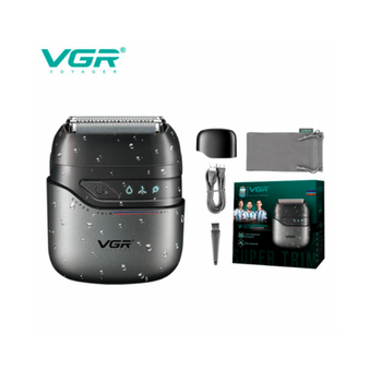Электробритва VGR V 379 шейвер, двойное лезвие, триммер, водонепроницаемая IPX7
