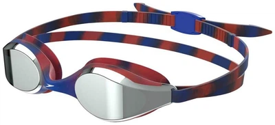 Очки для плавания Speedo HYPER FLYER MIRRORED синий, красный Детские One Size