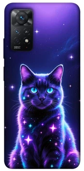 Чохол Demsky Galaxy purple cat для Xiaomi Redmi Note 11 Pro 4G/5G