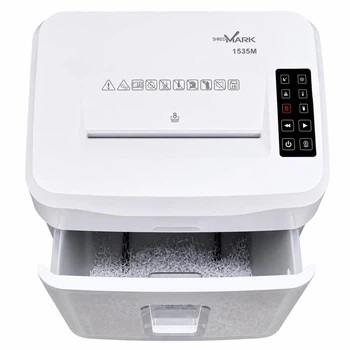 Уничтожитель документов shredMARK 1535M - шредер с уровнем защиты DIN 66399 P-5 для утилизации бумаг и данных