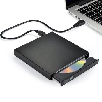 Портативный внешний дисковод USB DVD CD-RW combo привод для ноутбука, компьютера