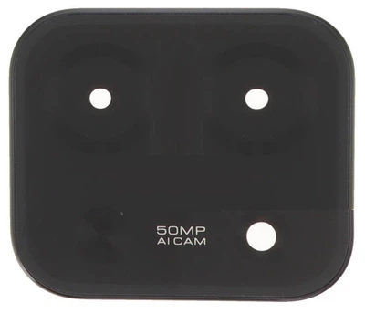 Стекло камеры Xiaomi Poco C85 4G с рамкой черного цвета Black High Copy