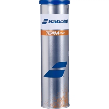 Набір м'ячів для тенісу Babolat TEAM CLAY METALL BOX жовтий (4 штуки) 502080-113y
