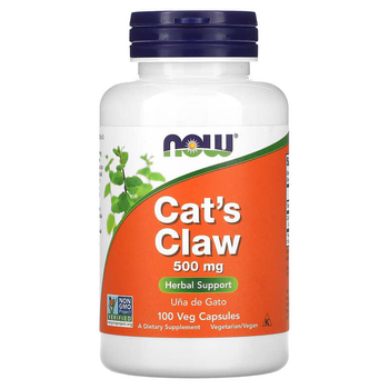 Кошачий коготь NOW Foods "Cat's Claw" 500 мг (100 капсул)