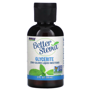 Жидкий сахарозаменитель стевия NOW Foods "Better Stevia" глицерит (59 мл)