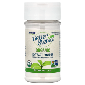 Натуральна стевія NOW Foods "Better Stevia Organic Extract Powder" органічний порошок (28 г)