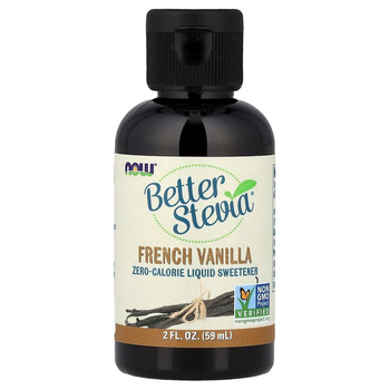 Жидкая стевия NOW Foods, Better Stevia "French Vanilla" сахарозаменитель со вкусом французской ванили (59 мл)