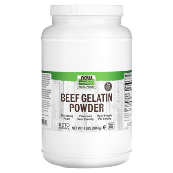 Гов'яжий желатин NOW Foods, Real Food "Beef Gelatin Powder" в порошку (1814 р)