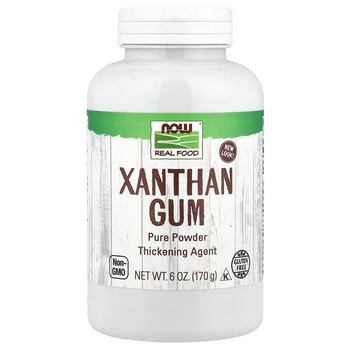 Натуральная ксантановая камедь NOW Foods, Real Food "Xanthan Gum" чистый ксантан в порошке (170 г)