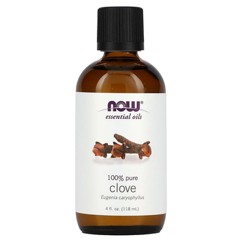 Эфирное масло гвоздики NOW Foods Essential Oils "Clove" 100% чистое гвоздичное масло (118 мл)