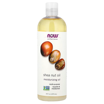 Масло Ши NOW Foods, Solutions "Shea Nut Oil" зволожуючий для шкіри і волосся (473 мл)