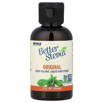 Жидкая стевия NOW Foods "Better Stevia" бескалорийный подсластитель, оригинальный вкус (59 мл)