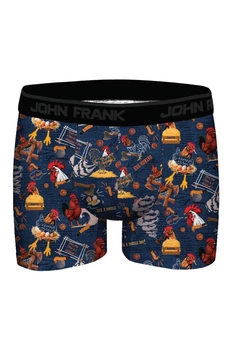 Трусы боксеры John Frank 52(XL) Синий микс (Rooster) (147374)