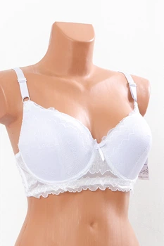 Жіночий мереживний бюстгалтер (Чашка D) NoBrand 105D Білий (p-20308-242350)