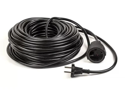 Подовжувач мережевий PowerPlant, 1 розетка, 50 м, Black (PPEA16M500S1)