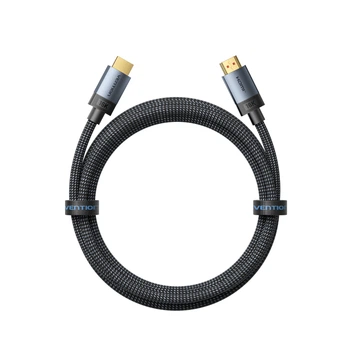 Кабель Vention HDMI 2.2 HDMI - HDMI 19 жил 2 м Серый плетеный, 16K 60Гц, 8K 240Гц, 4K 480Гц, 96 Гбит/с (ALVHH)